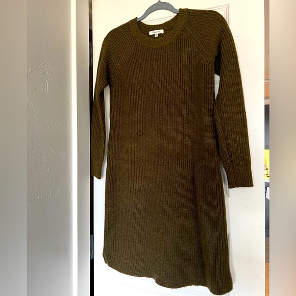 Wool Madewell Sweater Dress - Picture 1 of 5